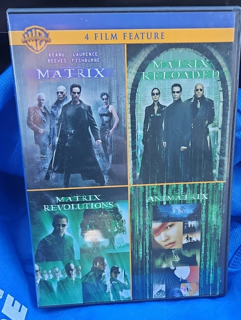 🌟3/$25🌟 Matrix 4-Film Feature DVD Collection